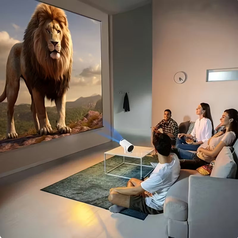 🎥 PROYECTOR HY300 PRO CON ANDROID Y MAGIS – ¡CINE EN CASA CON BLUETOOTH Y WIFI! 🔥