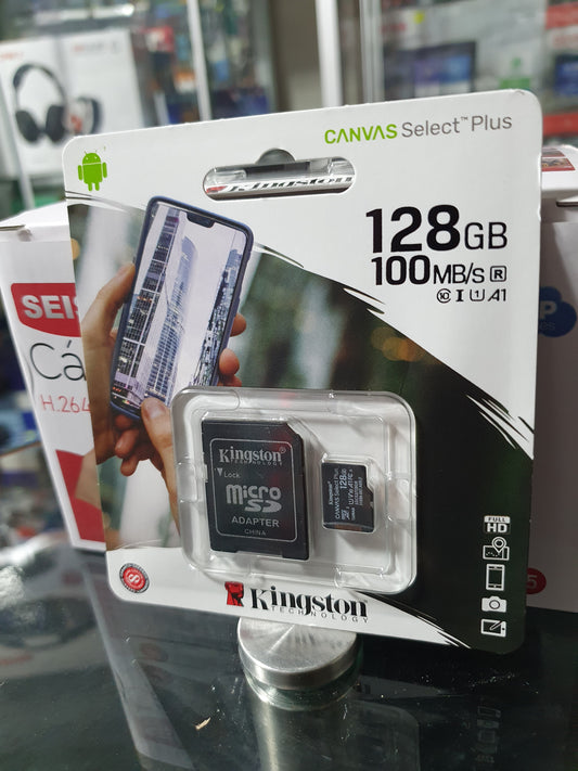 🚀 MEMORIA MICROSD 128GB KINGSTON – ALMACENAMIENTO CONFIABLE Y DE ALTO RENDIMIENTO ✨