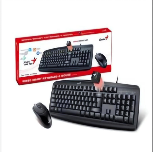 🖥️ PACK TECLADO GENIUS + MOUSE – ¡PRECISIÓN Y COMODIDAD EN UN SOLO KIT! 🖱️⌨️