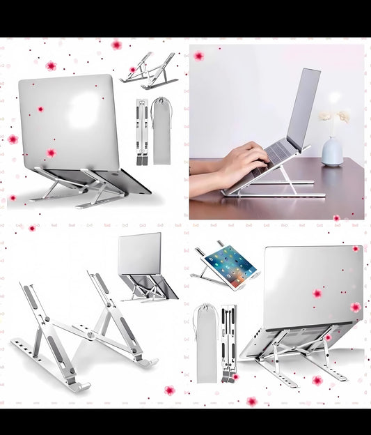 💻 Soporte de Tablet Plegable de Aluminio – Estabilidad y Comodidad en un Solo Accesorio 🚀🔧