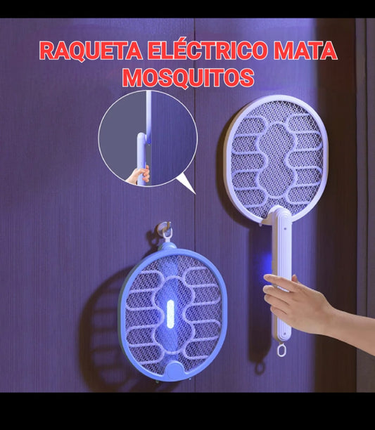 ⚡ ¡Elimina Mosquitos al Instante con la Raqueta Mata Mosquitos Eléctrica! 🦟💥