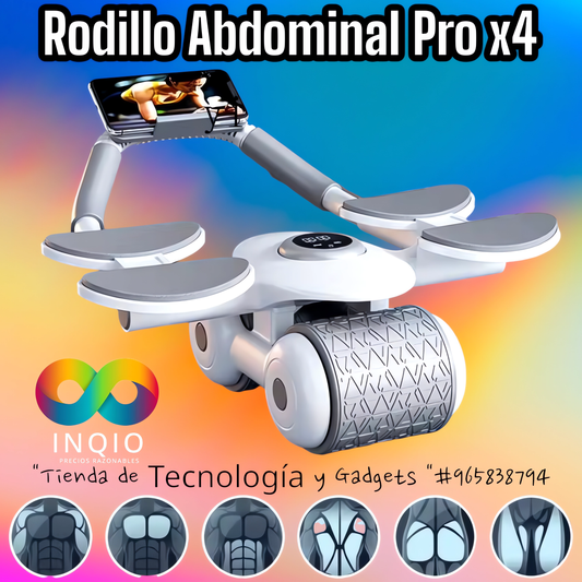 💪 RODILLO ABDOMINAL PRO X4 – ¡TONIFICA Y FORTALECE TU CUERPO! 🏋️♂️✨