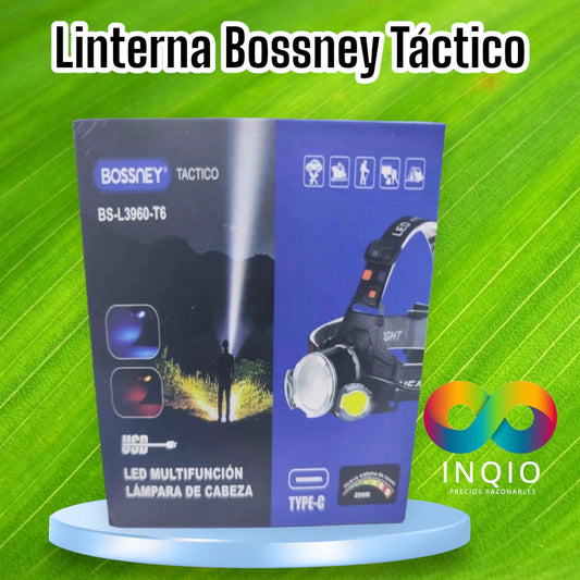 🔦 LINTERNA DE GRAN POTENCIA CON CABEZAL – ¡ILUMINA CADA RINCÓN! 💡✨