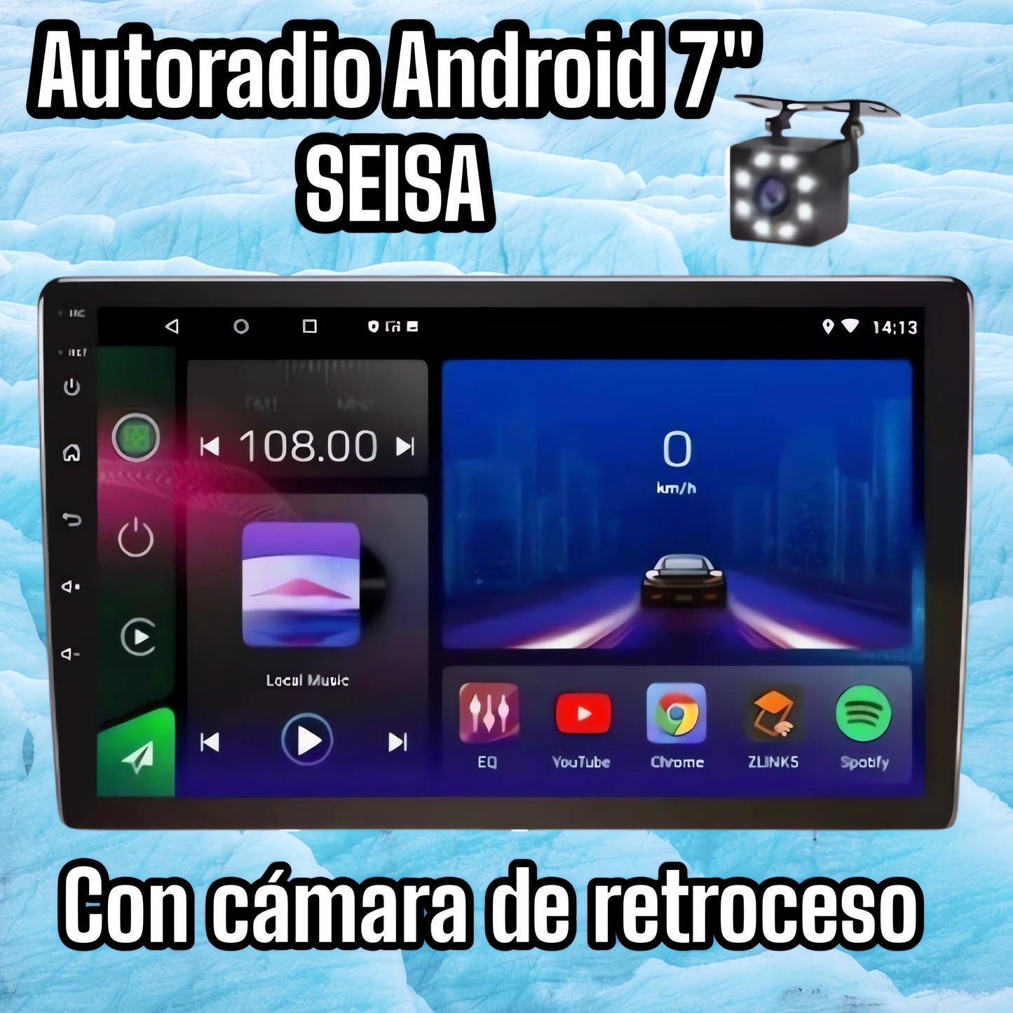 🚗 ¡Autoradio Android 7” + Cámara de Retroceso! 📱💥