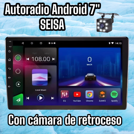 🚗 ¡Autoradio Android 7” + Cámara de Retroceso! 📱💥