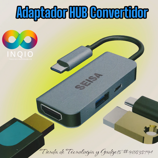🔌 ADAPTADOR HUB CONVERTIDOR BYL2122 – ¡CONÉCTATE A LO GRANDE! 🚀📡
