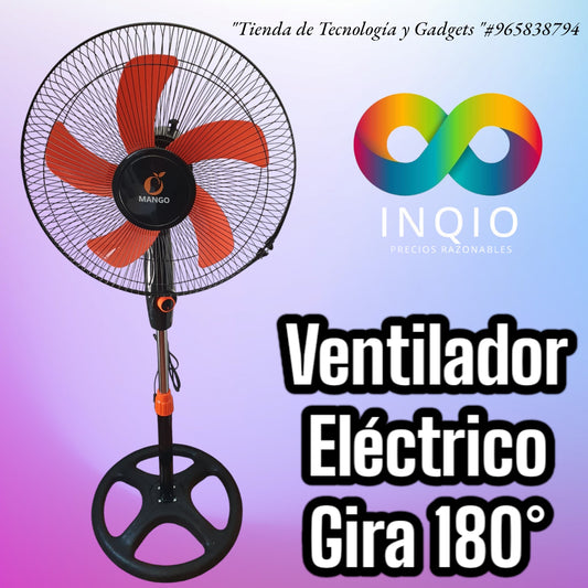 🌀 VENTILADOR ELÉCTRICO – FRESCURA Y COMODIDAD EN CUALQUIER ESPACIO 🔥