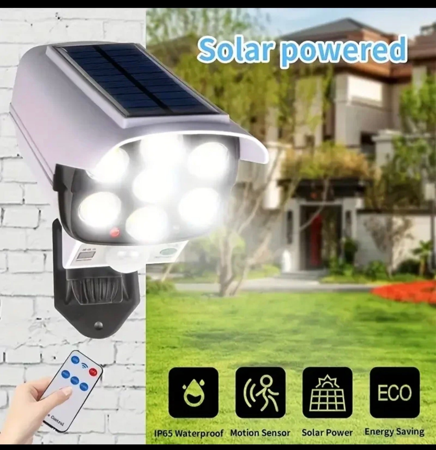 🌞 Luz Solar LED con Sensor de Movimiento – Ilumina Tu Camino con Energía Solar y Seguridad 💡🚶♂️