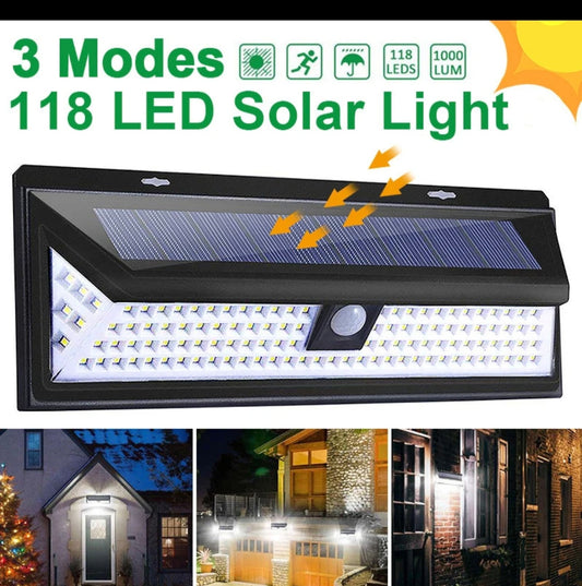 🌞 Lámpara Solar LED con Sensor de Movimiento – Ilumina Tu Espacio con Energía Solar y Seguridad 💡🚶♂️