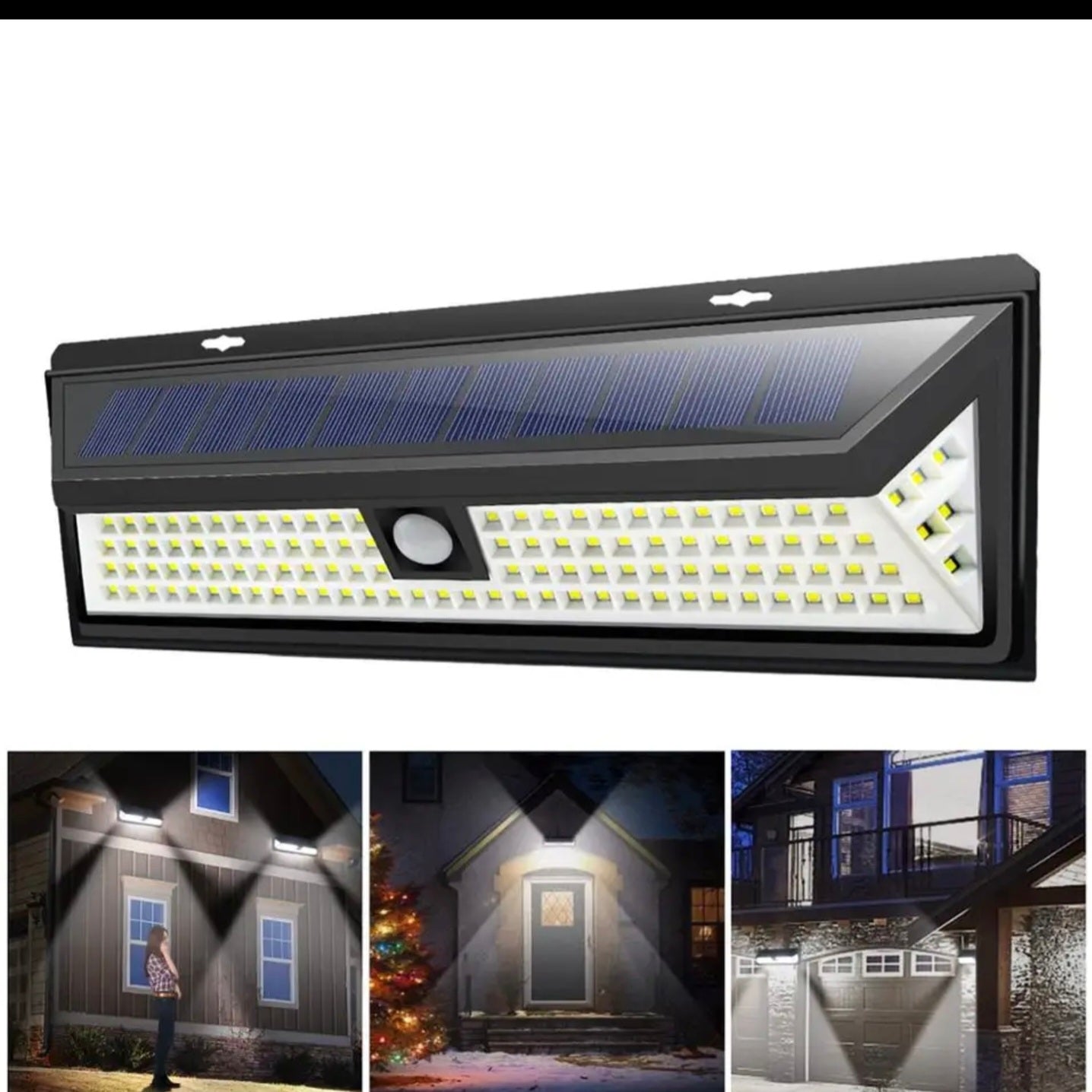 🌞 Lámpara Solar LED con Sensor de Movimiento – Ilumina Tu Espacio con Energía Solar y Seguridad 💡🚶♂️