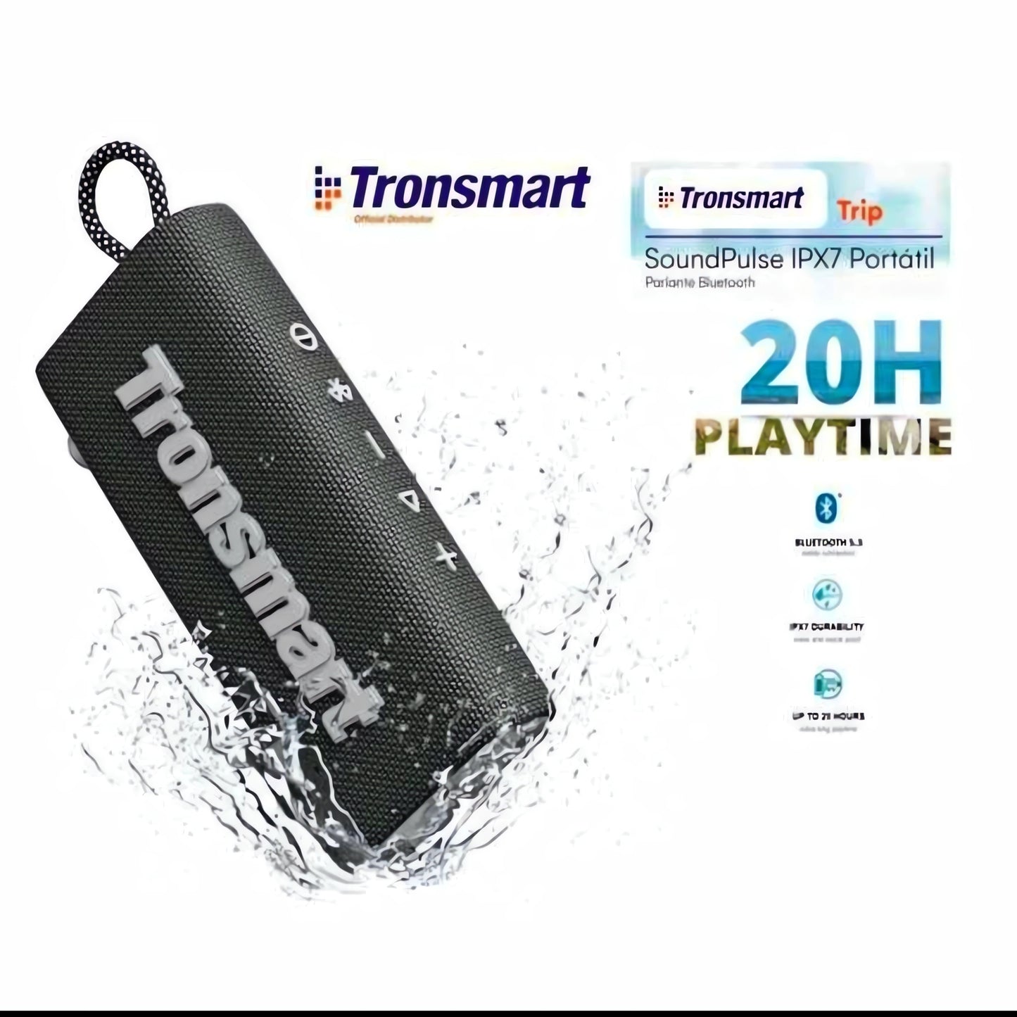 🎵 Parlante Tronsmart Trip – Potencia, Portabilidad y Resistencia 🌊🔊