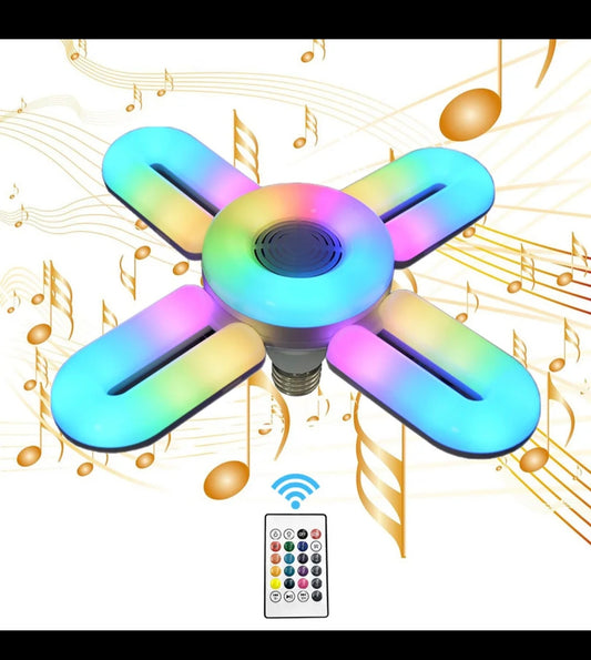 💡🎶 Foco LED Parlante Bluetooth – Iluminación y Sonido en un Solo Dispositivo 🔥🔊
