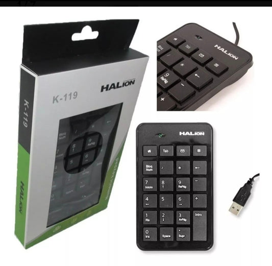 🔢 Teclado Numérico Halion – Eficiencia y Comodidad en un Solo Teclado 🖱️💻