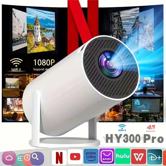 🎥 PROYECTOR HY300 PRO CON ANDROID Y MAGIS – ¡CINE EN CASA CON BLUETOOTH Y WIFI! 🔥