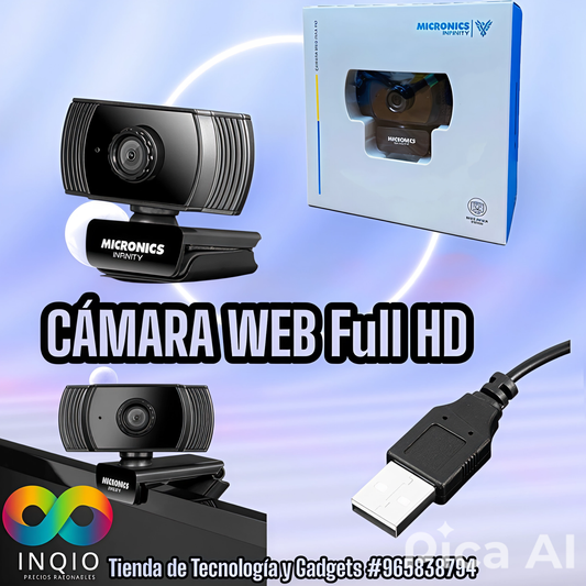 Cámara Web Micronics infinity Full HD ✅️