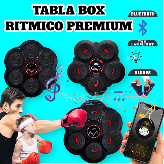 🥊 TABLERO DE BOXEO BLUETOOTH RÍTMICO PREMIUM – ¡ENTRENA CON RITMO Y DIVERSIÓN! 🎶✨
