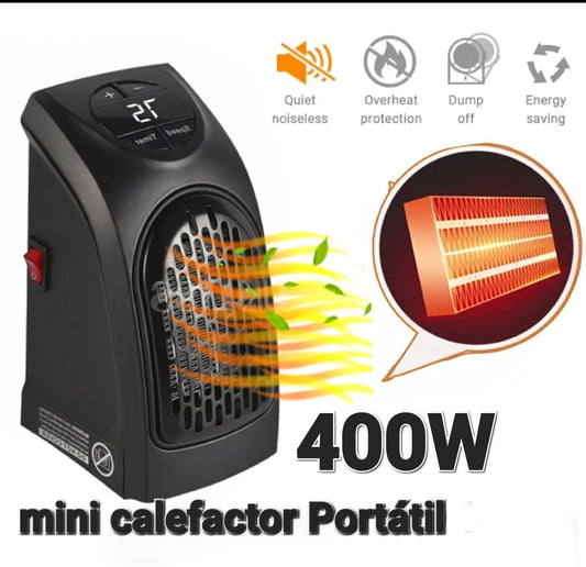 🔥 Calefactor Portátil 400W – Calor Rápido y Eficiente en Cualquier Espacio ❄️✨