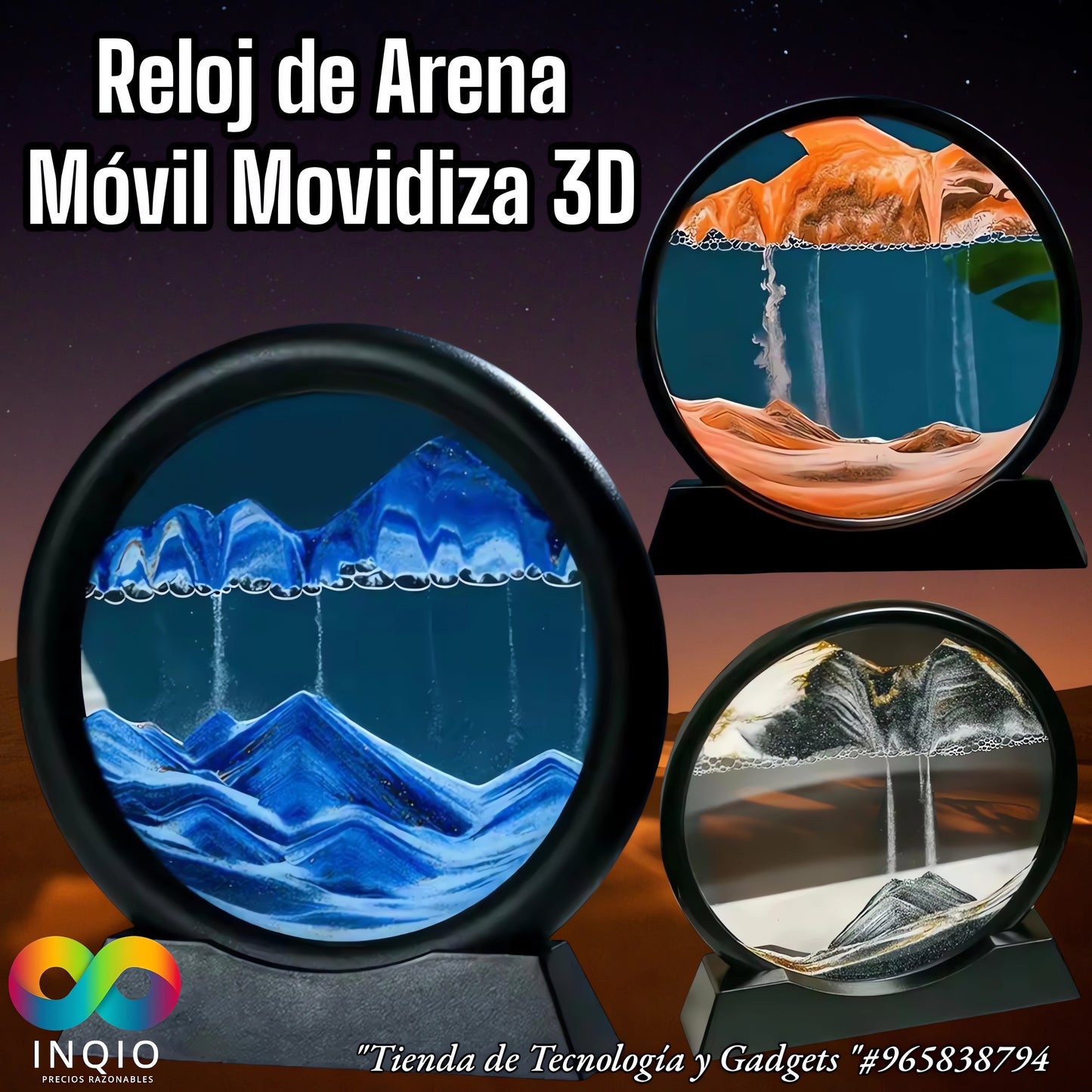 🌟RELOJ DE ARENA MÓVIL, MOVIDIZA 🌟