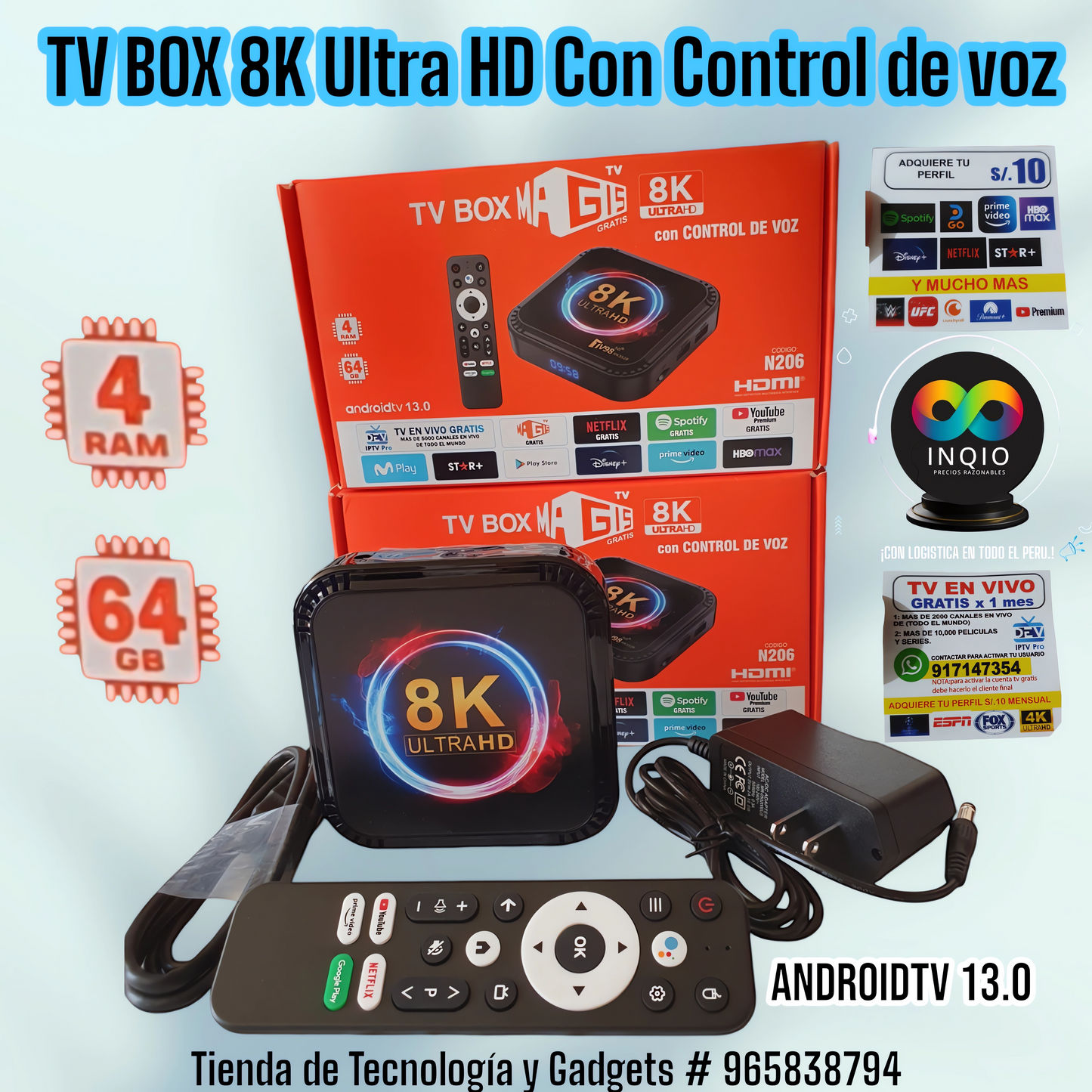 🚀 TV BOX PRO MAGIS – ENTERTENIMIENTO INTELIGENTE EN TU TELEVISOR ✨