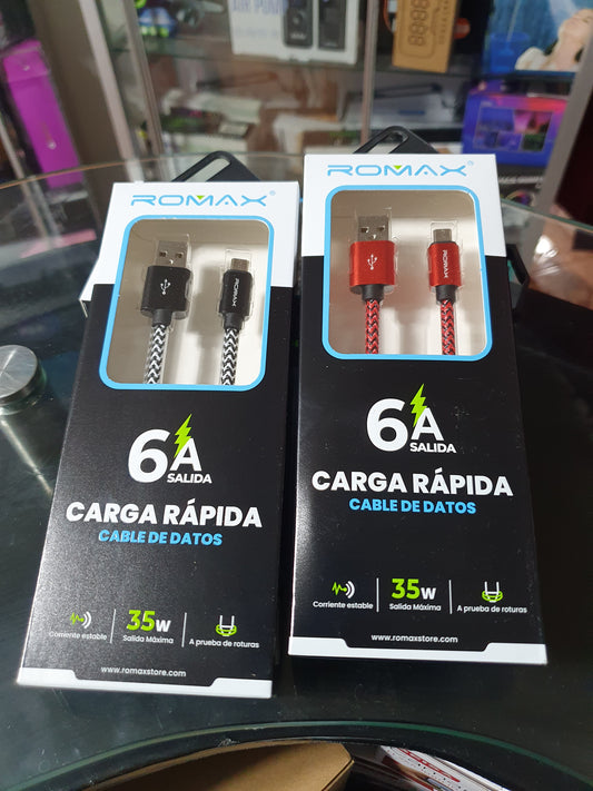 🚀 CABLE ROMAX V8 – DURABILIDAD Y DESEMPEÑO EN CADA CONEXIÓN ✨