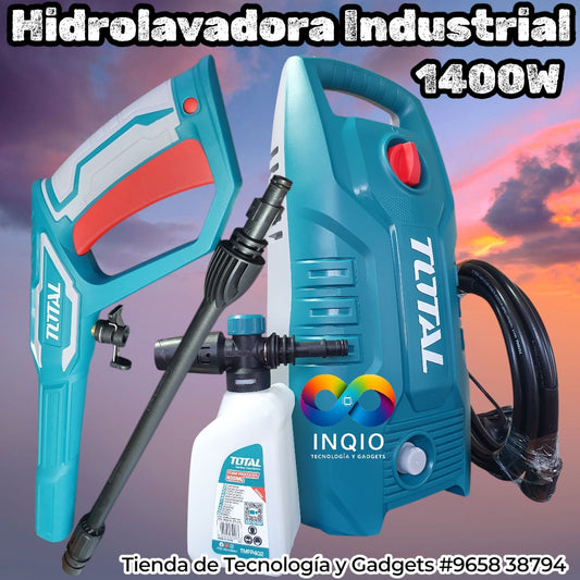 Hidrolavadora Industrial Total 1400W | Alta Presión 130Bar