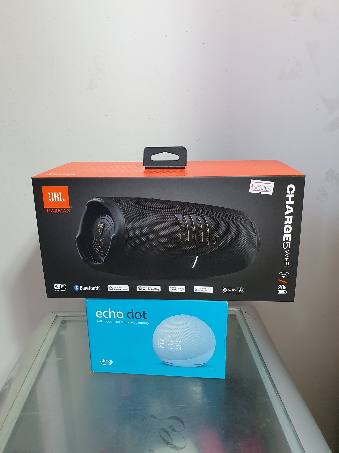 🔊 JBL Charge 5 Wi-Fi Parlante Original – Sonido Potente y Conectividad Avanzada con Alexa 🌐🎶