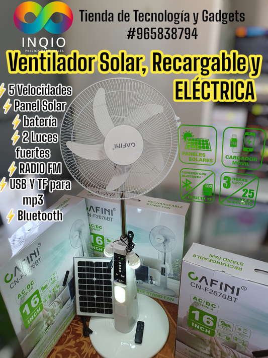 🌀 VENTILADOR MULTIFUNCIONAL – ¡TODO EN UNO PARA TU COMODIDAD! 🌞✨