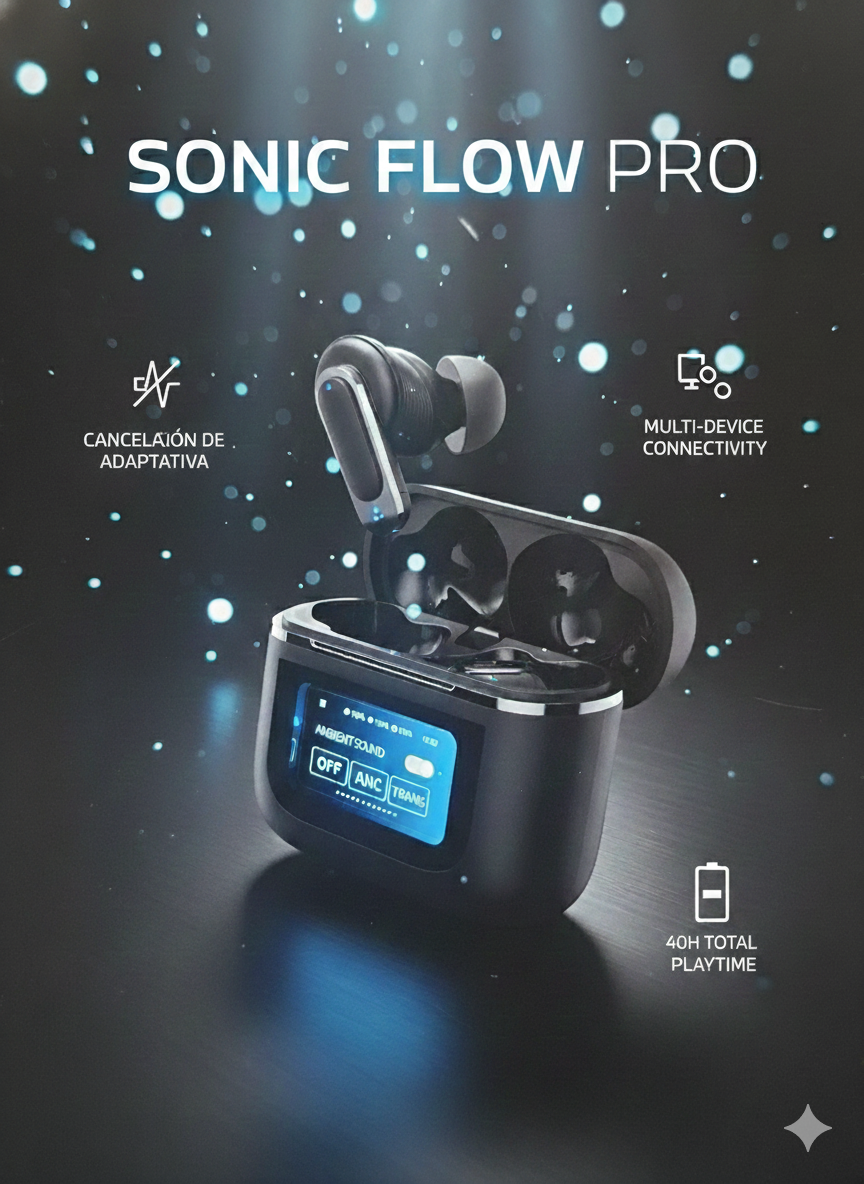 🎧 Audífonos Bluetooth In-Ear con Smart Case Táctil ⚡