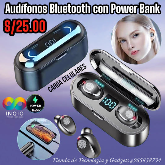 🎧 Auriculares F9 Bluetooth – Sonido Increíble y Conexión Ininterrumpida 📱✨