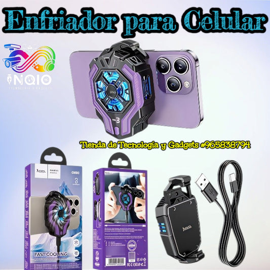 Enfriador Celular HOCO GM26 con Pantalla Digital – Compatible Android y iPhone