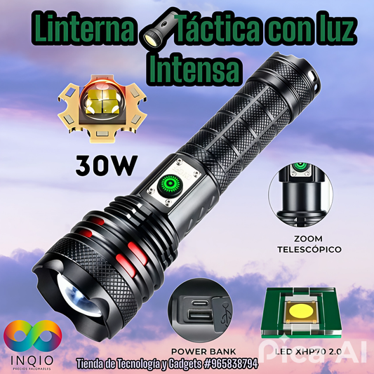 Linterna 🔦 Táctica con luz intensa LIDIMI