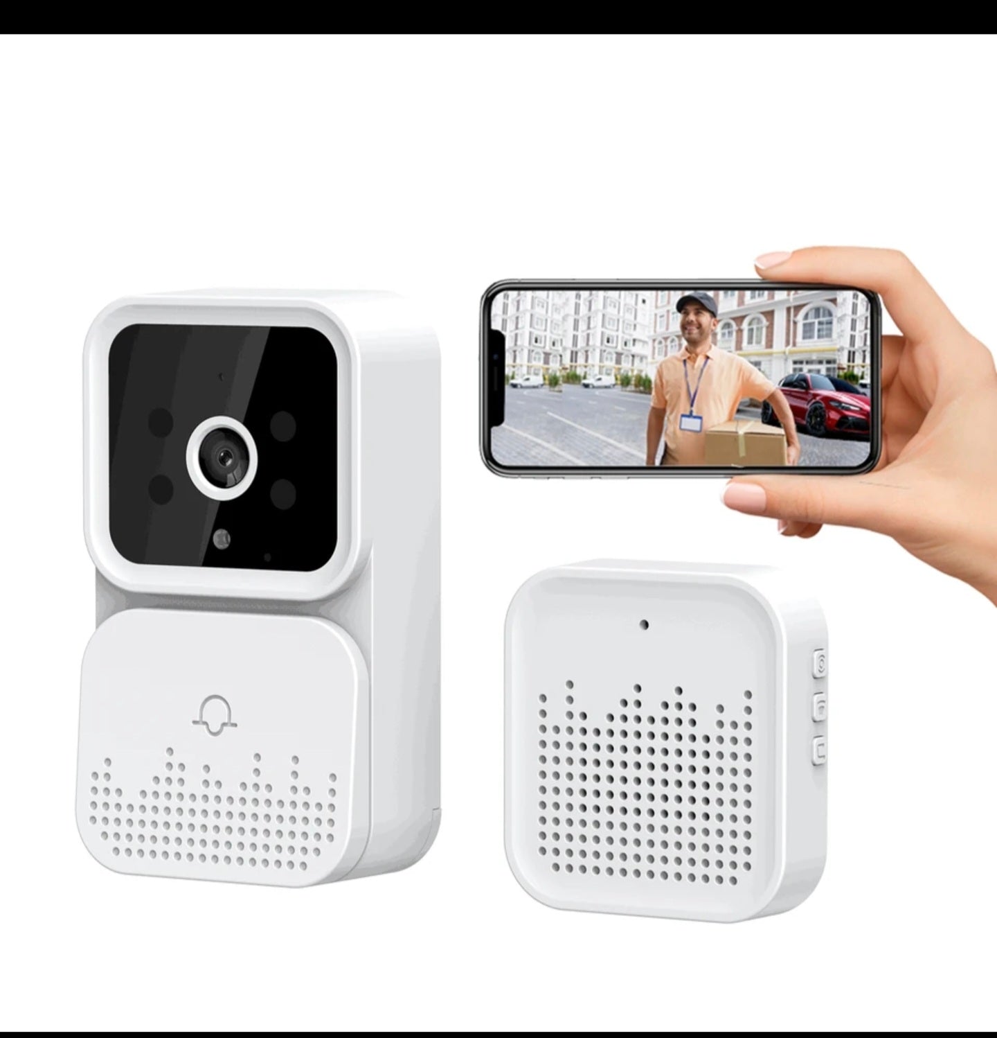 🔔 Timbre Inalámbrico con Cámara WiFi – Seguridad y Control en Tu Puerta 🚪📷