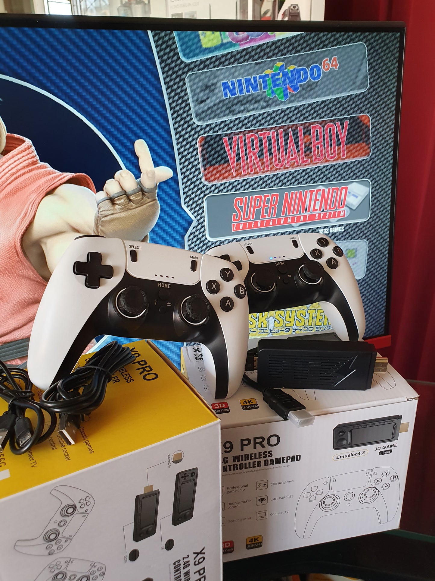 🎮 CONSOLA U9 PRO 128GB + MANDOS RECARGABLES – JUEGOS 🎮, DIVERSIÓN 🕹️ Y ALMACENAMIENTO 💾 EN UN SOLO DISPOSITIVO