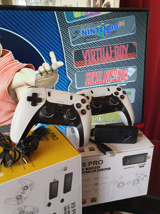 🎮 CONSOLA U9 PRO 128GB + MANDOS RECARGABLES – JUEGOS 🎮, DIVERSIÓN 🕹️ Y ALMACENAMIENTO 💾 EN UN SOLO DISPOSITIVO