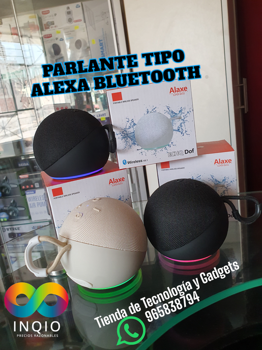 🔊 PARLANTE TIPO ALEXA BLUETOOTH – SONIDO ENVOLVENTE Y CONTROL INTELIGENTE 🔥