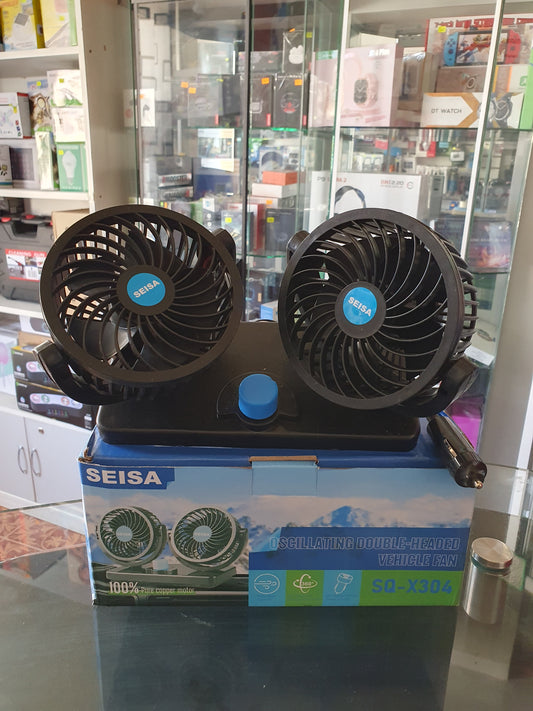🌀 VENTILADOR PARA AUTO – ¡FRESCURA Y COMODIDAD EN TUS VIAJES! 🚗✨