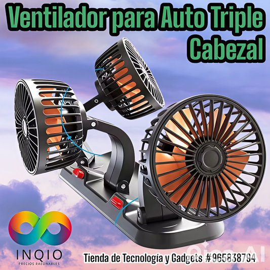 Ventilador para Auto triple Cabezal