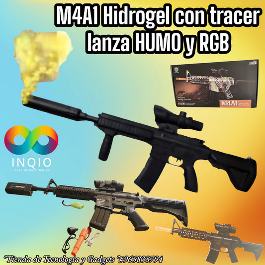 🔫 HIDROGEL LANZA HUMO Y RGB – EFECTOS REALISTAS Y DIVERSIÓN SIN LÍMITES 🔥🌈