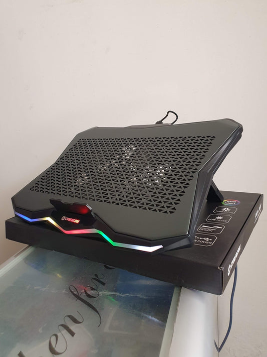🚀 COOLER PARA LAPTOP CON BASE DE ALUMINIO – ENFRIAMIENTO EFICIENTE Y DISEÑO PREMIUM ✨