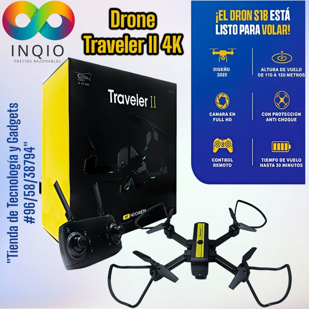 Drone con Cámara 4K semi profesional diseño 2025