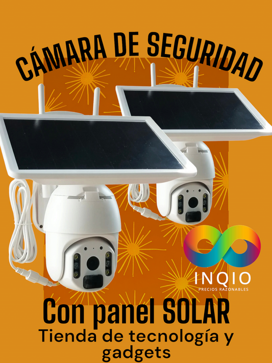 🚀CÁMARA DE SEGURIDAD CON PANEL SOLAR – VIGILANCIA ECOLÓGICA Y SIN LÍMITES✨