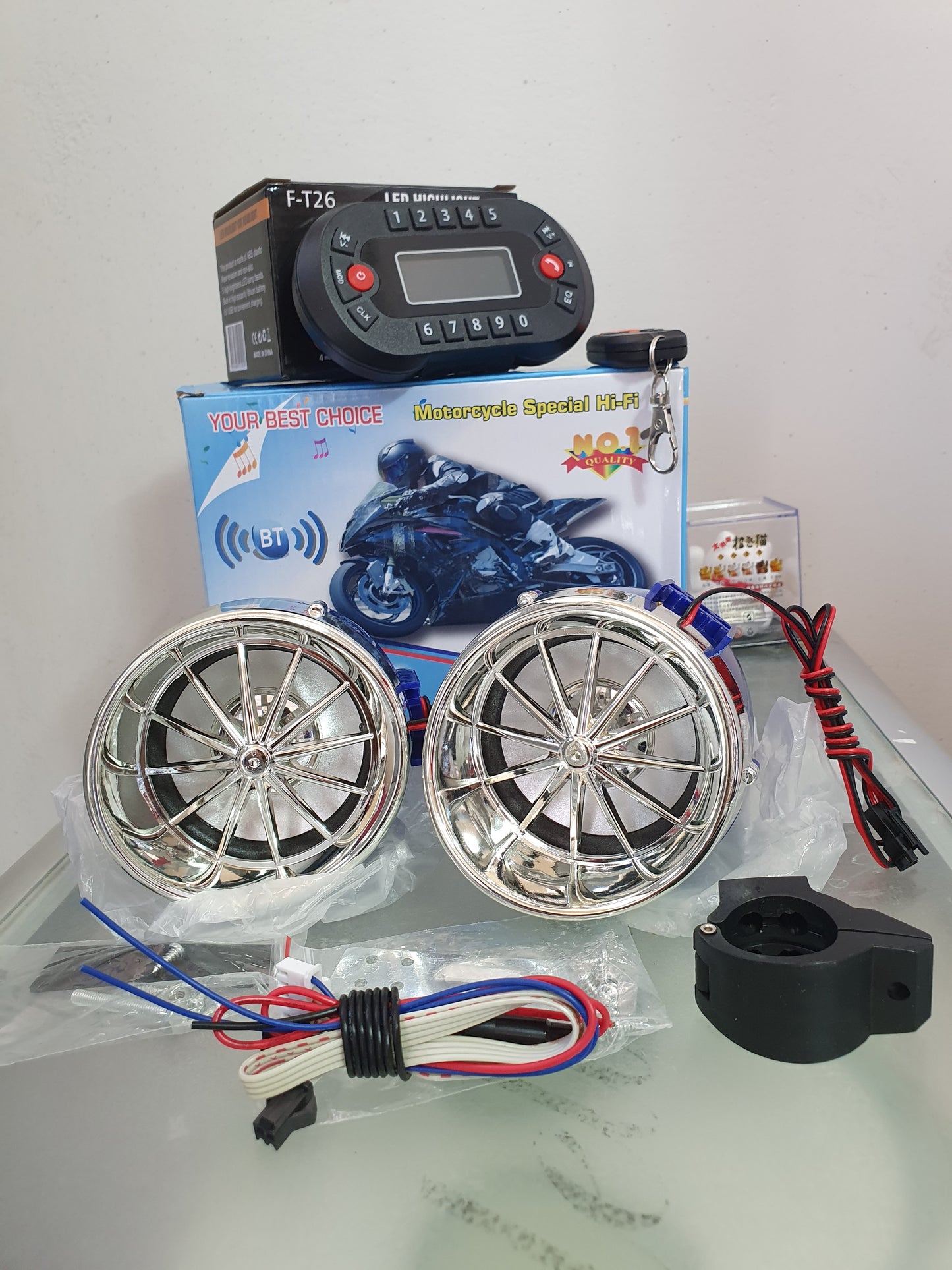 🏍️ Parlante para Moto con Alarma – ¡Sonido Potente y Seguridad Todo en Uno! 🔊🚨