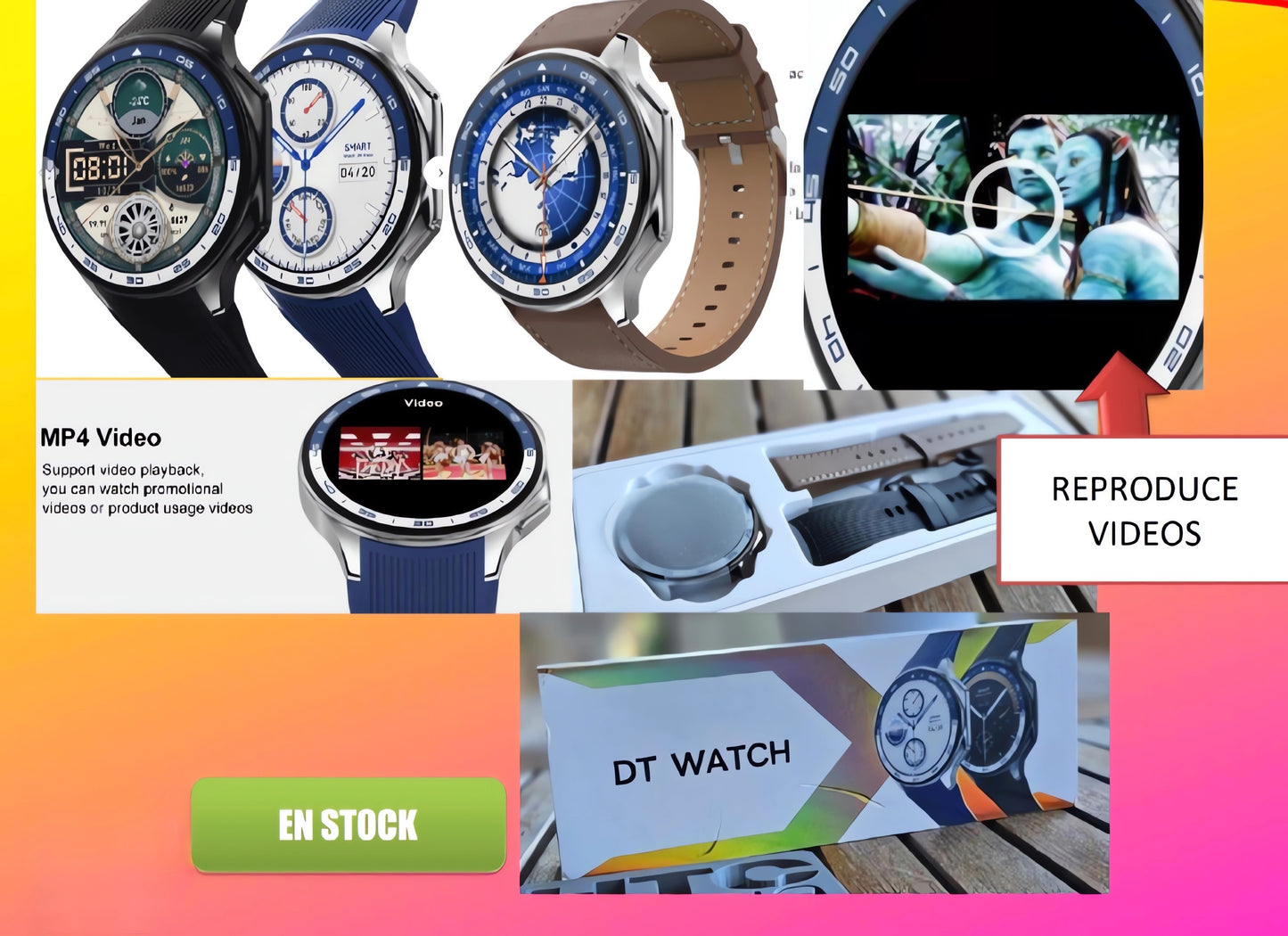 🚀 SMARTWATCH DT WEAR CON PANTALLA AMOLED – TECNOLOGÍA Y ESTILO EN TU MUÑECA ✨