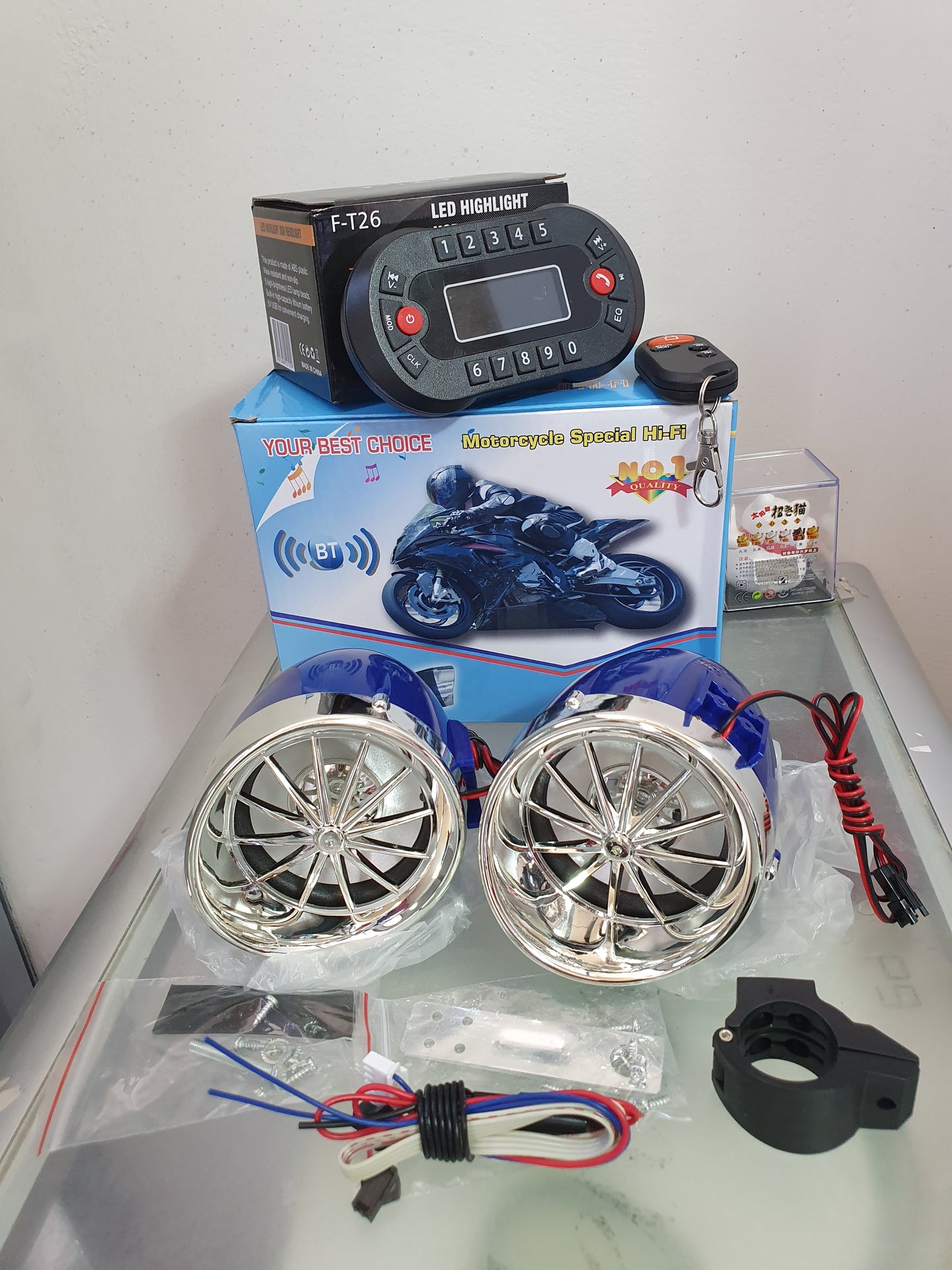🏍️ Parlante para Moto con Alarma – ¡Sonido Potente y Seguridad Todo en Uno! 🔊🚨