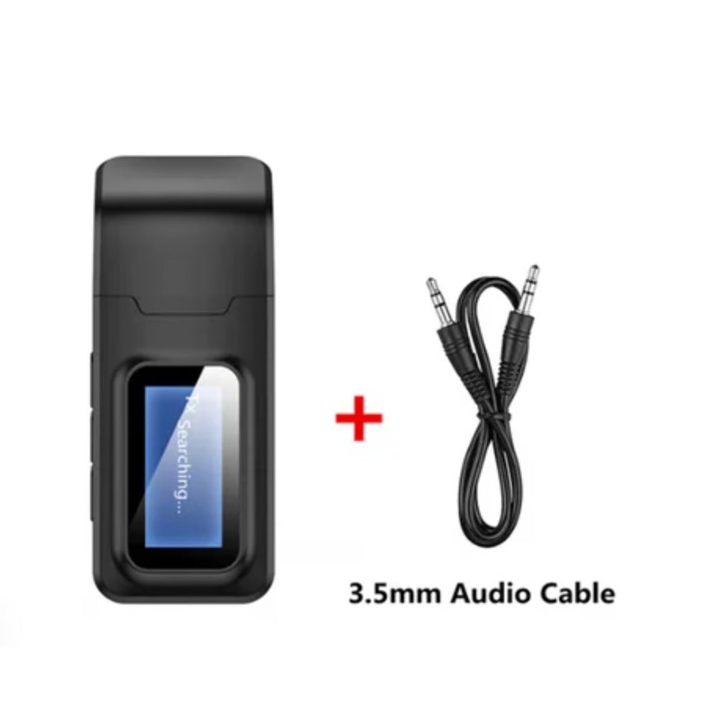 📱 Adaptador Bluetooth 5.0 Emisor/Receptor 2 en 1 con Pantalla LCD – Conectividad Inalámbrica para Smart TV y PC 💻🎶