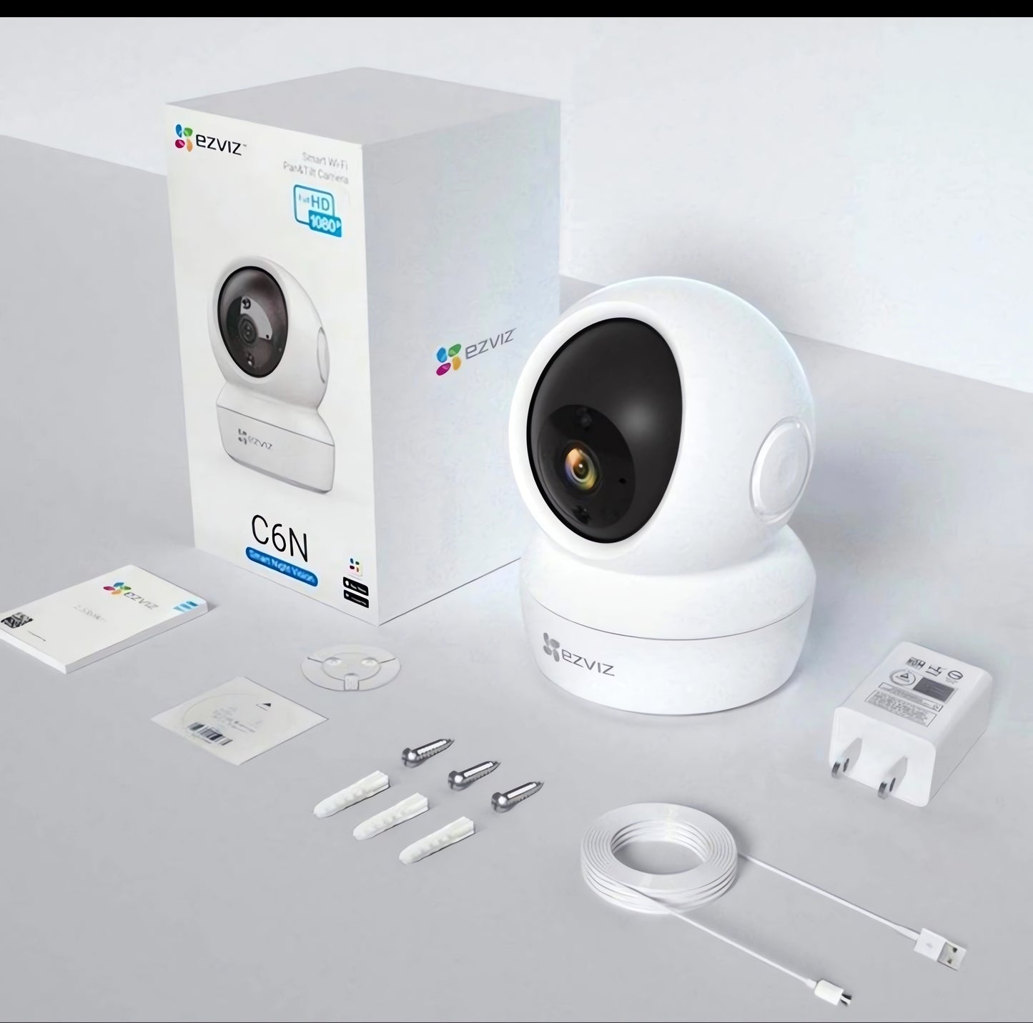 🔍 Cámara de Seguridad EZVIZ C6N – Protección Inteligente con Visión 360° 🏠📡