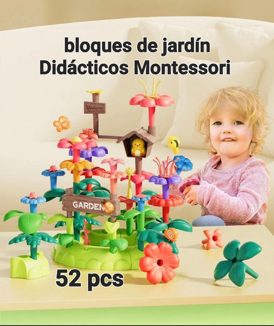 🧸 Juguete Didáctico Montessori – Bloques de Construcción Educativa para el Desarrollo Infantil 🌱✨