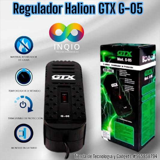 ⚡ Estabilizador Halion GTX GO7 – Protección Total para tus Equipos Electrónicos 🔌🔋
