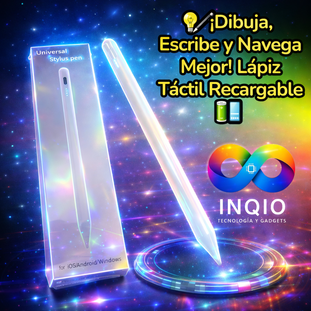 Lápiz táctil recargable