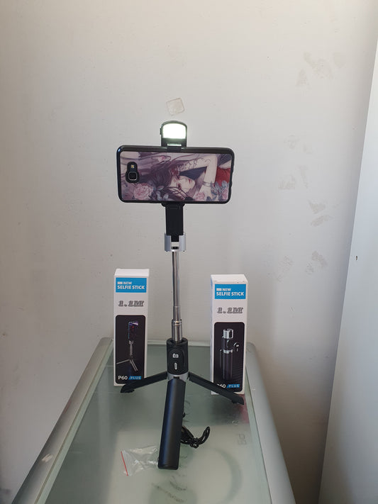 📸 Palo Selfie Bluetooth 1.1m con Luz LED – ¡Selfies Perfectos en Cualquier Momento y Lugar! ✨